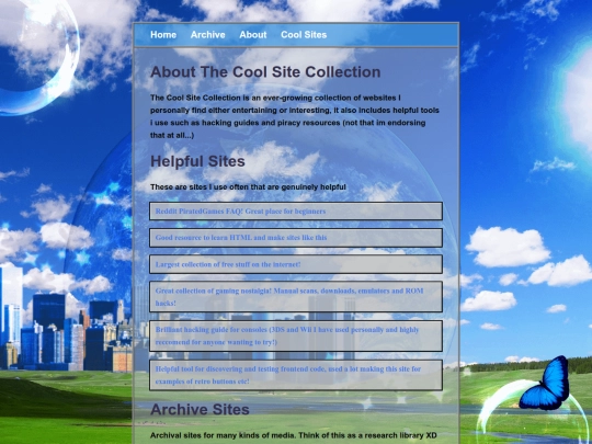 CoolSites screenshot