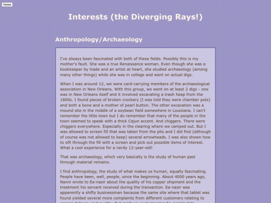 interests screenshot