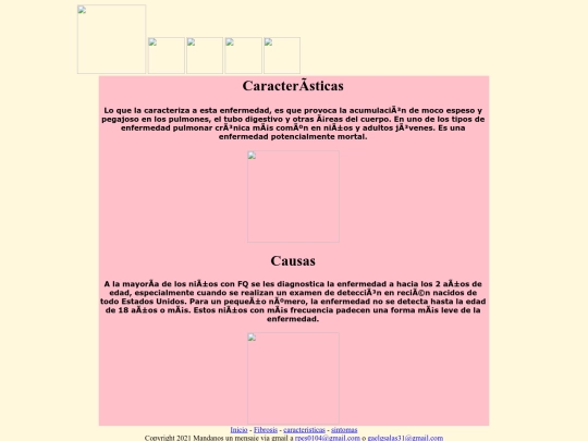 Caracteristicas screenshot