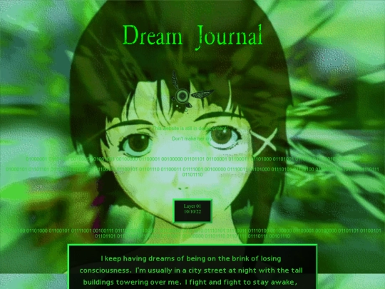 diary screenshot