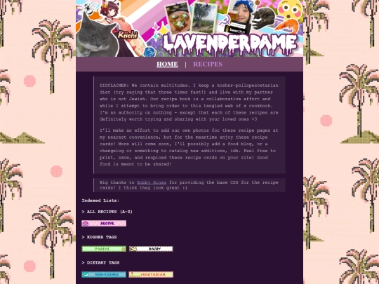 recipes/main-index screenshot
