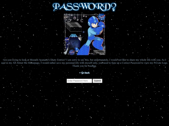 Diarypassword screenshot