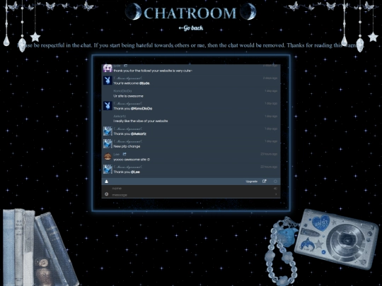 chatroom screenshot