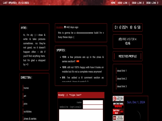 index screenshot