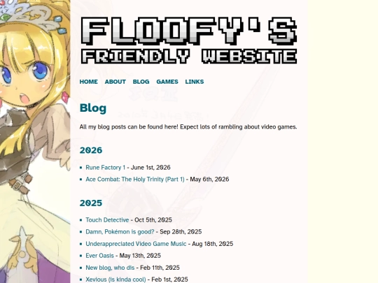 blog screenshot