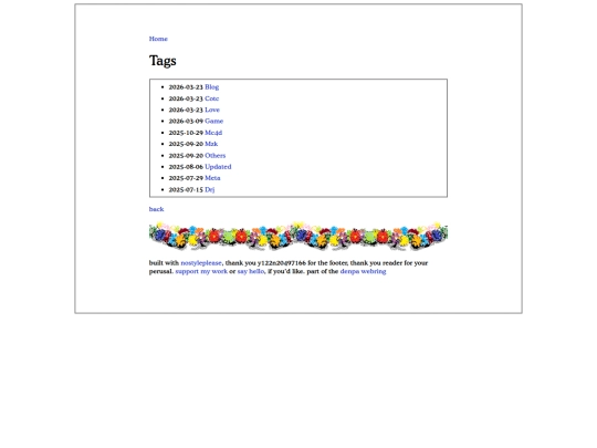 tags screenshot
