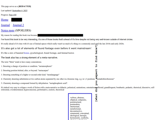 House of Leaves Pages/home3 screenshot