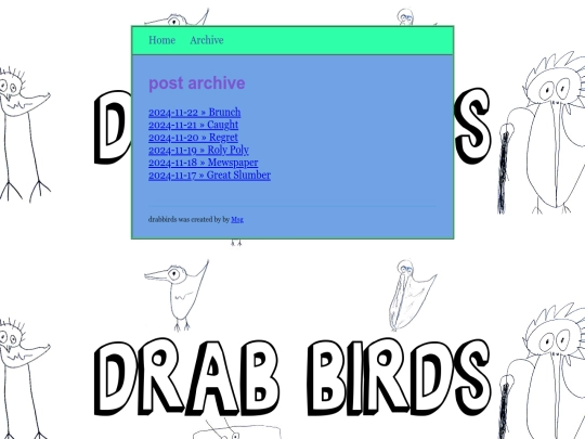 posts/archive screenshot