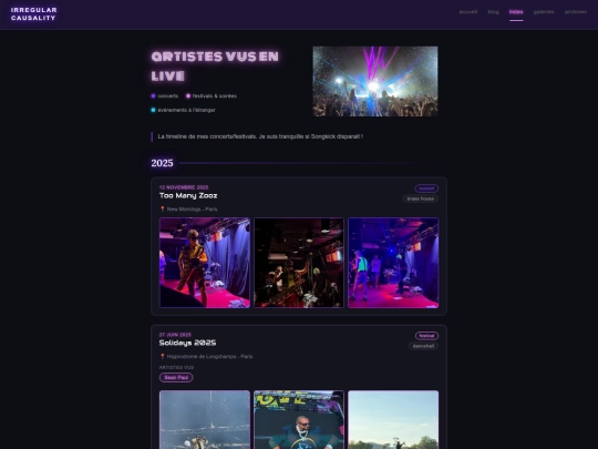 listes-concerts screenshot
