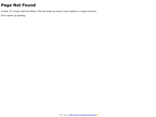 not_found screenshot
