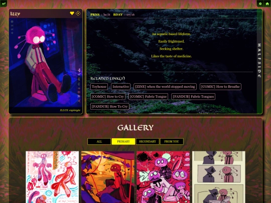 character/izzy screenshot