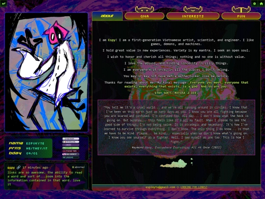 webmaster screenshot