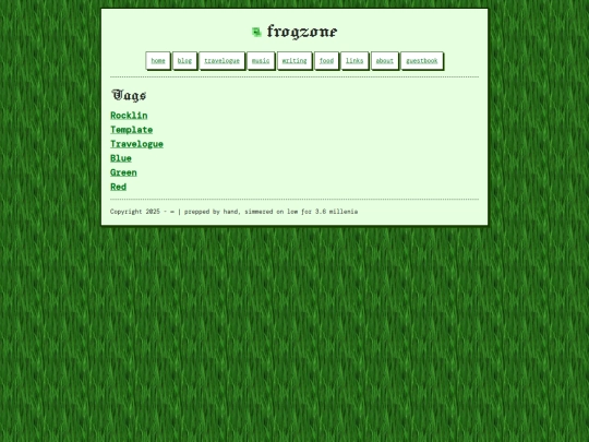 tags screenshot