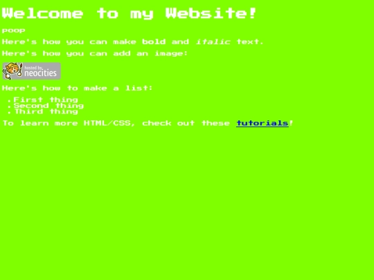 index screenshot