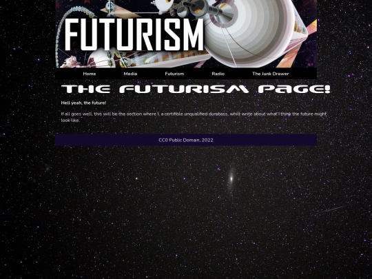 futurism screenshot