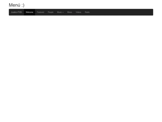 Boostrap/MenuBoostrap screenshot