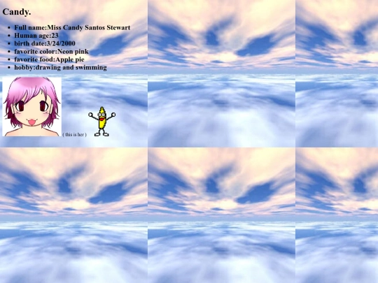 website/candy screenshot