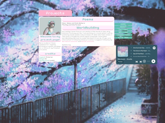 projects screenshot