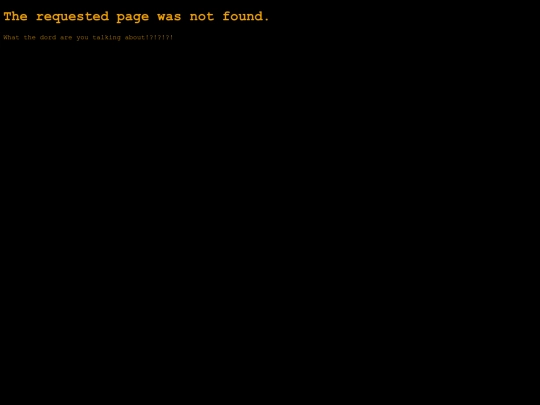 not_found screenshot