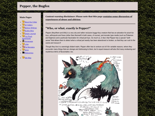 about-pepper screenshot