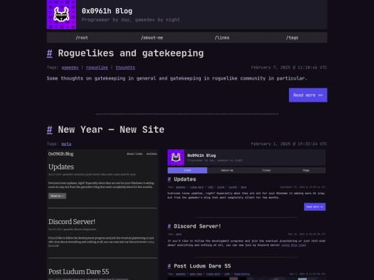 posts screenshot