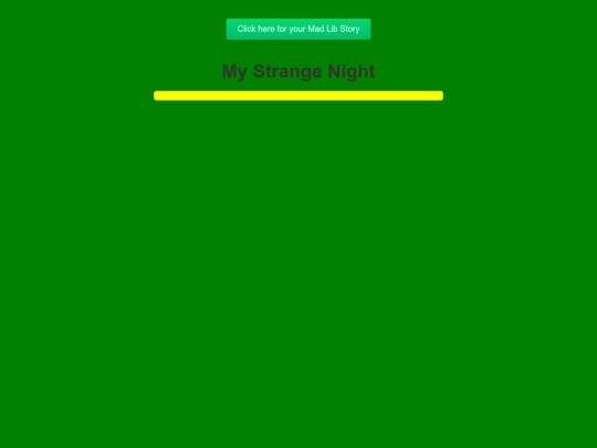 MadLibs screenshot
