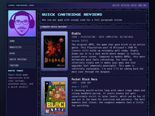 quick-reviews screenshot