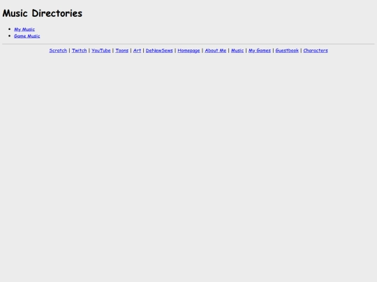 Music/Options screenshot