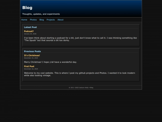 blog screenshot