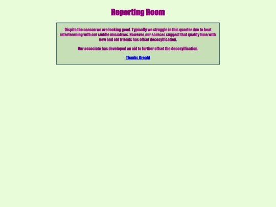 BureauOfStinkyLove/ReportingRoom/CosyScale screenshot