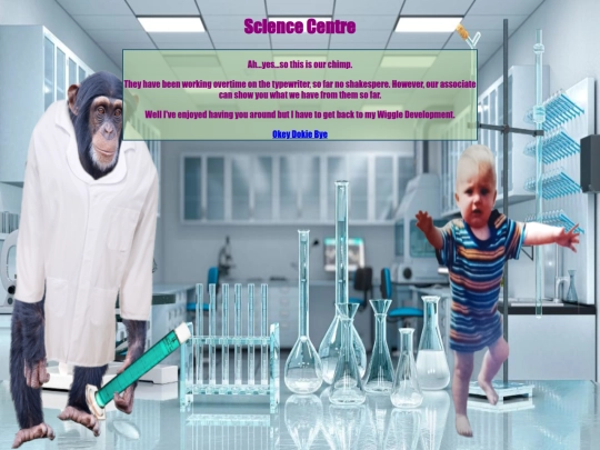 BureauOfStinkyLove/ScienceCentre/TheChimp screenshot