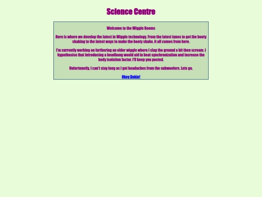 BureauOfStinkyLove/ScienceCentre/WiggleRoom screenshot