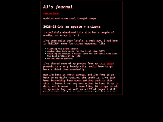 journal screenshot