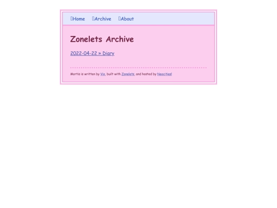 archive screenshot