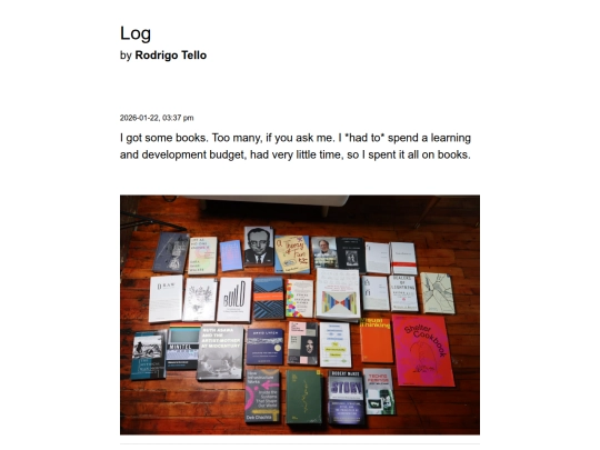 log screenshot