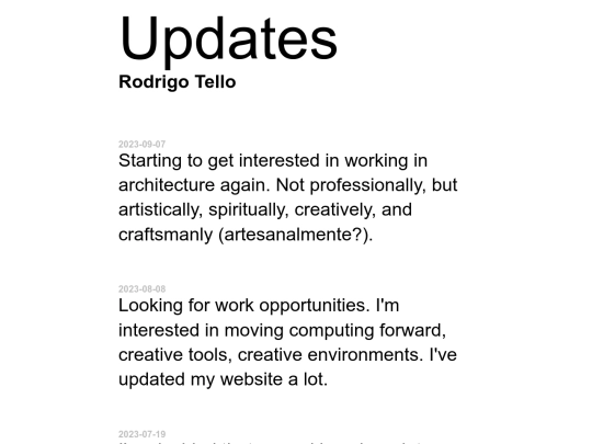 updates screenshot