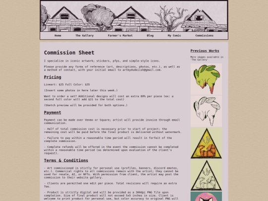 comissions screenshot