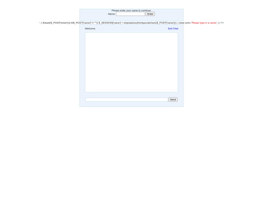 chat screenshot