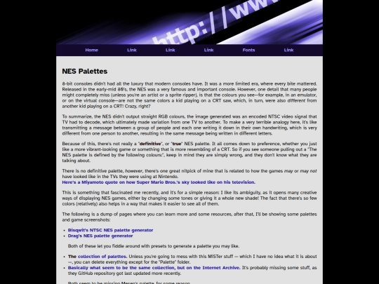 nespalettes screenshot