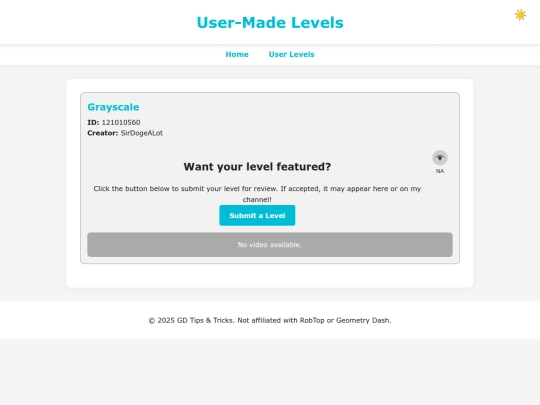 levels screenshot