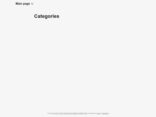 categories screenshot