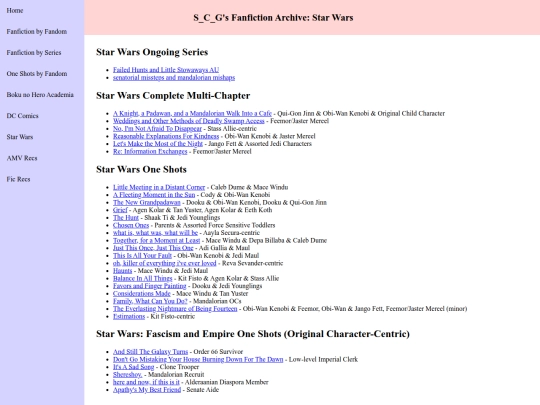 starwarsindex screenshot