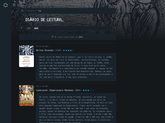 leitura/log screenshot