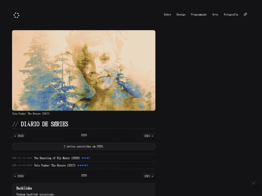 series-log/2020 screenshot