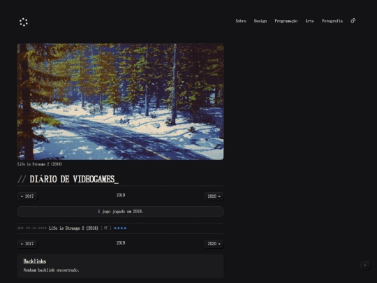 videogames-log/2019 screenshot