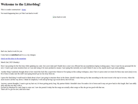 archivedpages/homeblog screenshot