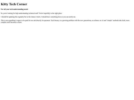 archivedpages/techcorner screenshot
