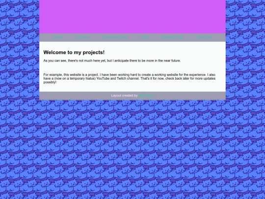 html/projects screenshot