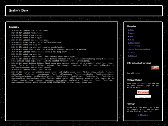 changelog screenshot