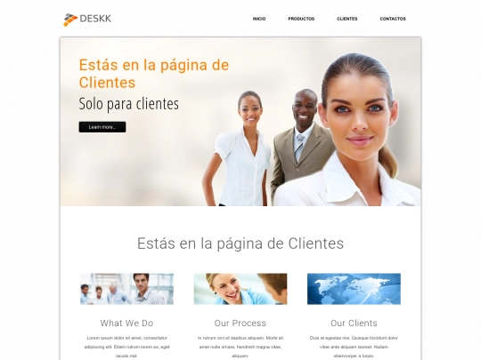 Clientes screenshot